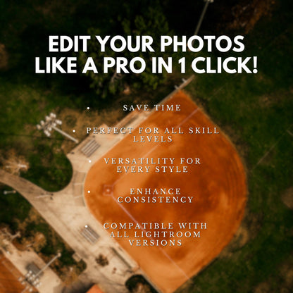 10 Baseball LIGHTROOM Presets Mobile & Desktop