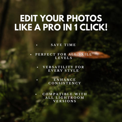 10 Moody LIGHTROOM Presets Mobile & Desktop