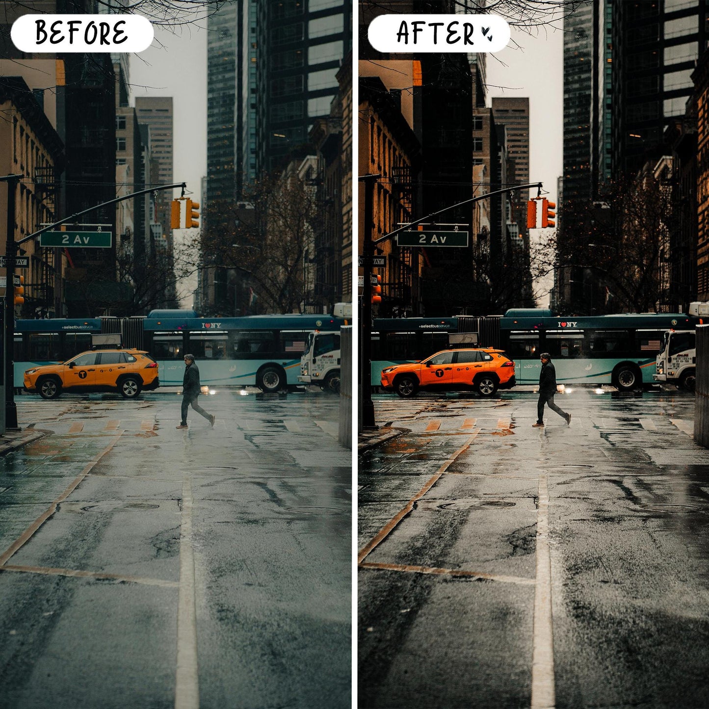 10 City LIGHTROOM Presets Mobile & Desktop