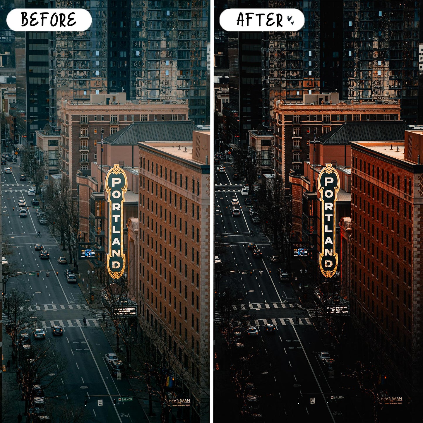 10 City LIGHTROOM Presets Mobile & Desktop