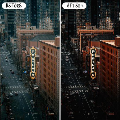 10 City LIGHTROOM Presets Mobile & Desktop