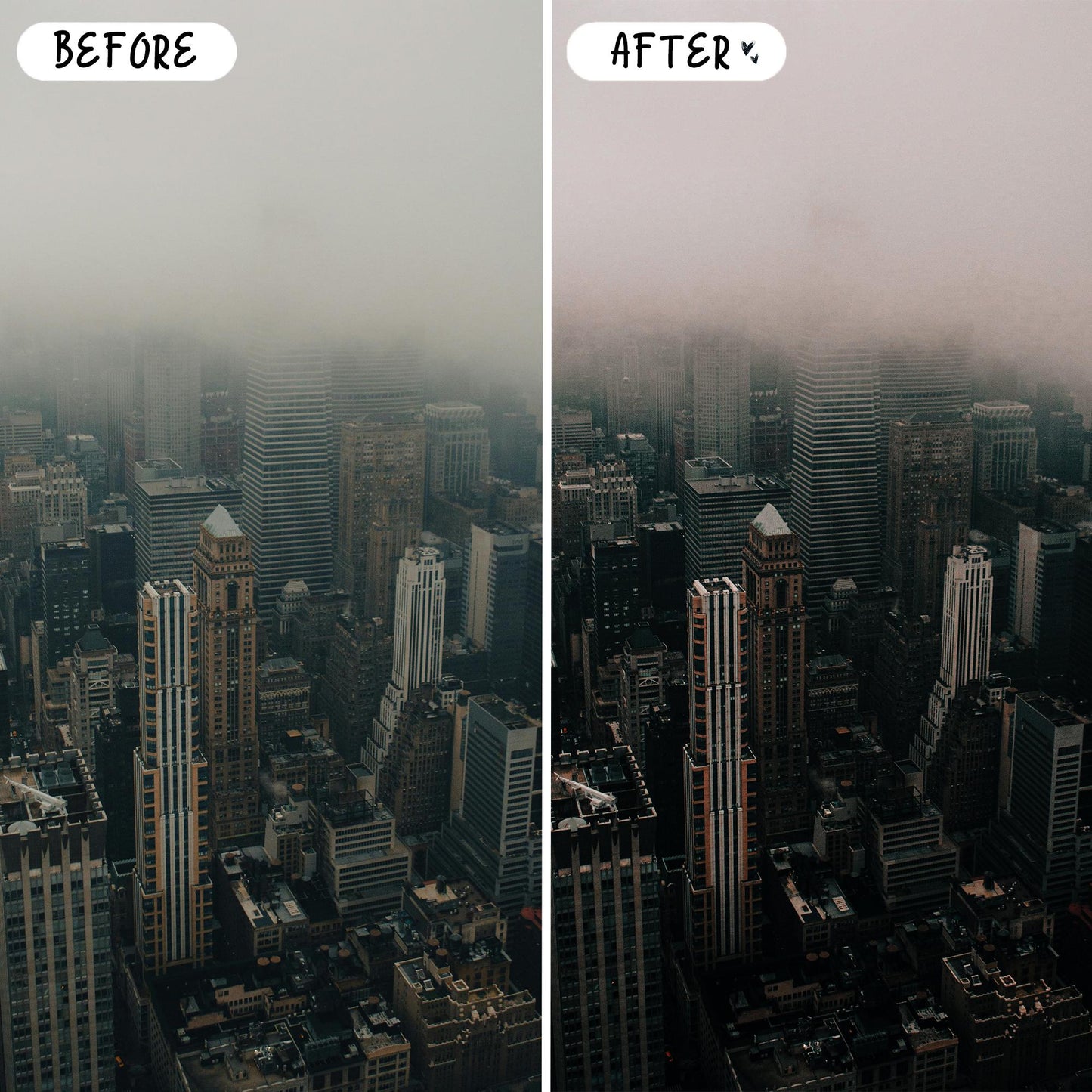 10 City LIGHTROOM Presets Mobile & Desktop