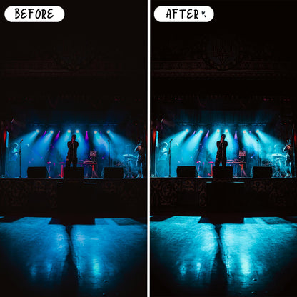 10 Concert LIGHTROOM Presets Mobile & Desktop