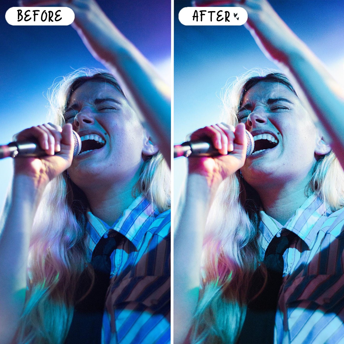 10 Concert LIGHTROOM Presets Mobile & Desktop