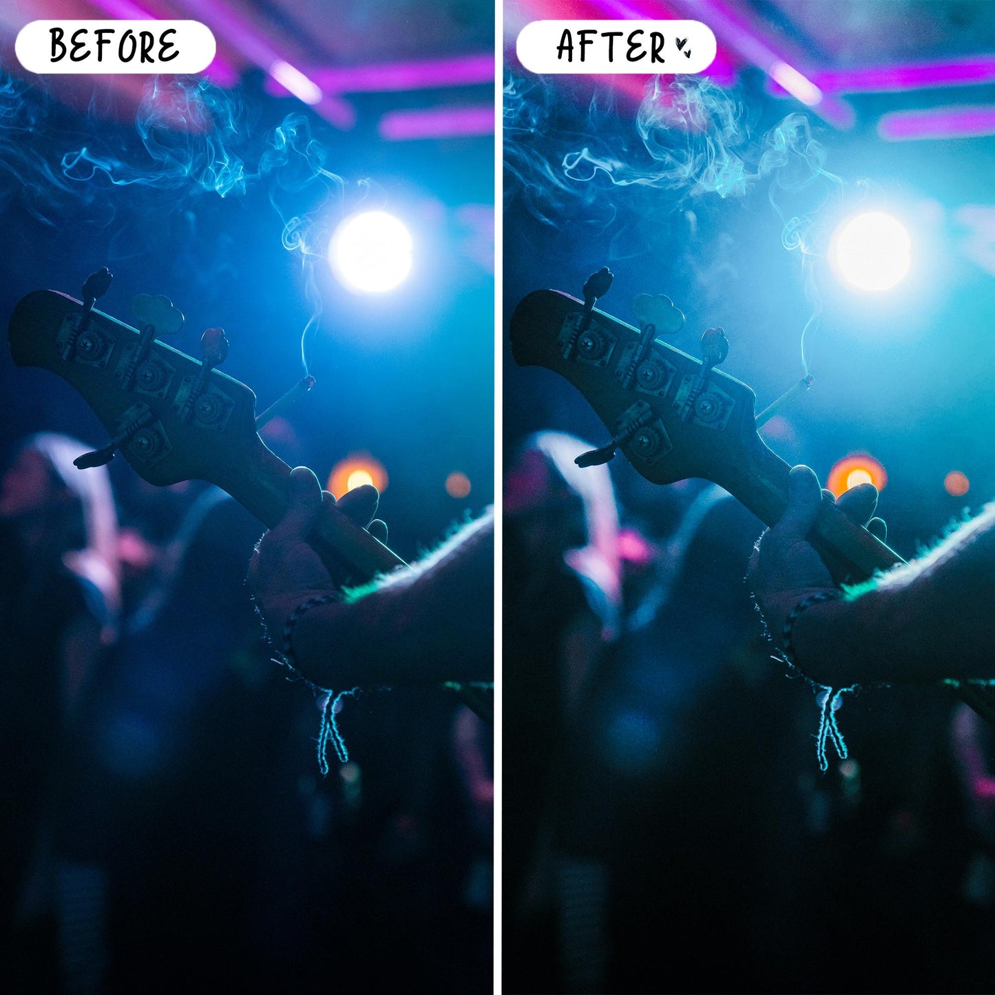 10 Concert LIGHTROOM Presets Mobile & Desktop