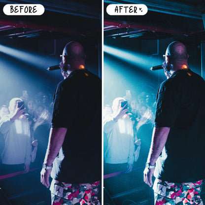 10 Concert LIGHTROOM Presets Mobile & Desktop