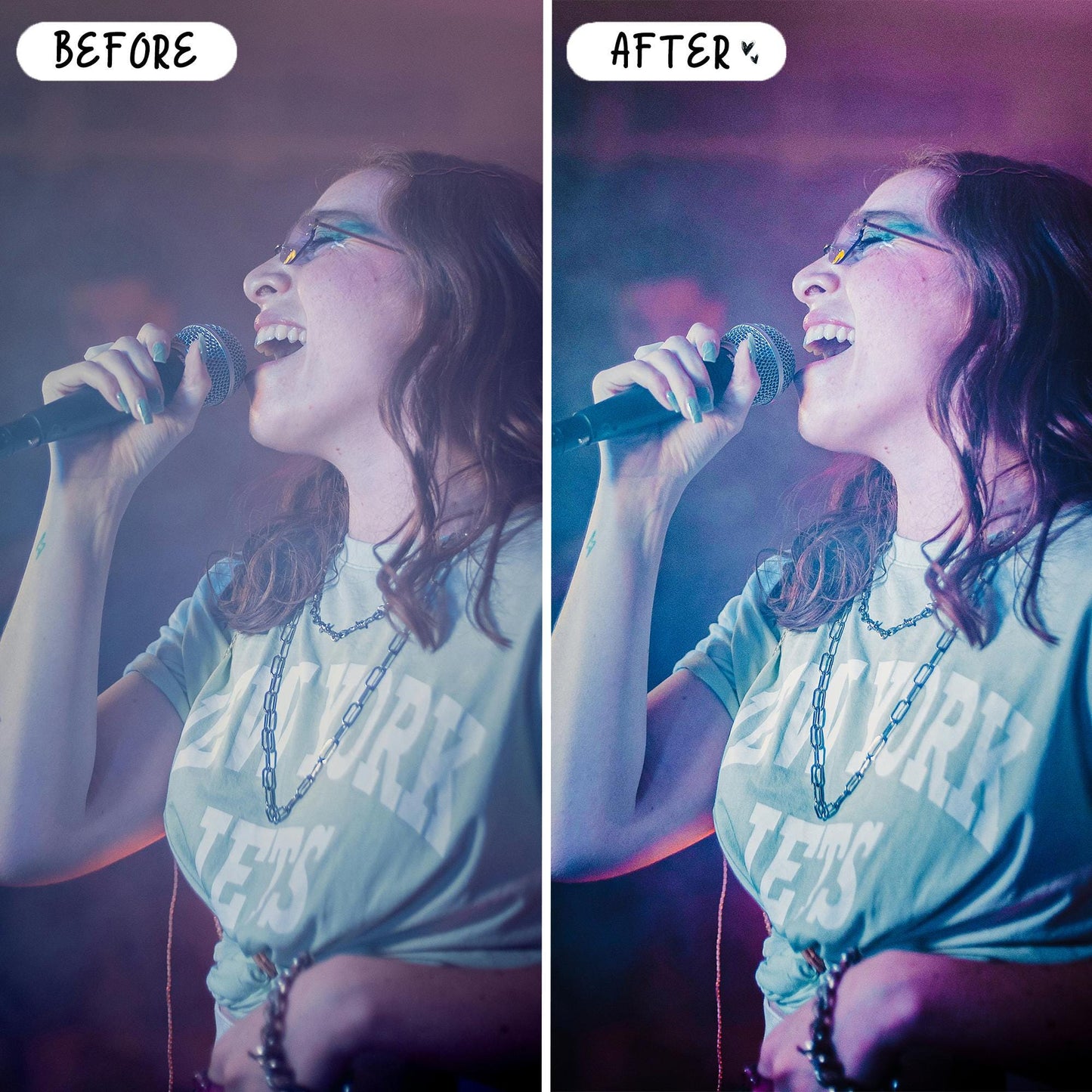 10 Concert LIGHTROOM Presets Mobile & Desktop