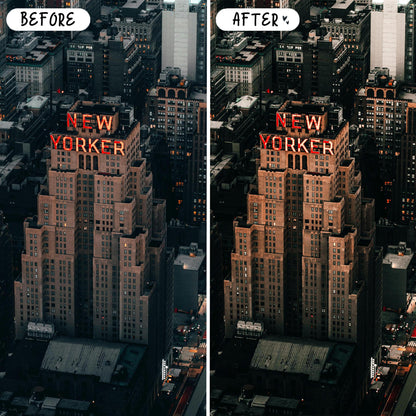 10 New York LIGHTROOM Presets Mobile & Desktop