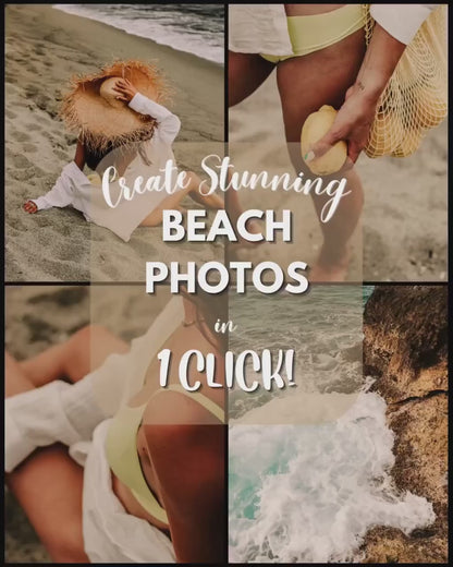 10 Beach LIGHTROOM Presets Mobile & Desktop