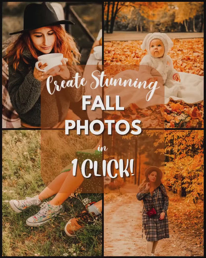 10 Fall LIGHTROOM Presets Mobile & Desktop