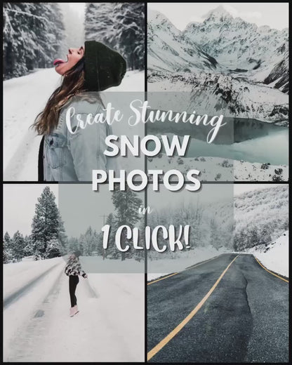 10 Snow LIGHTROOM Presets Mobile & Desktop