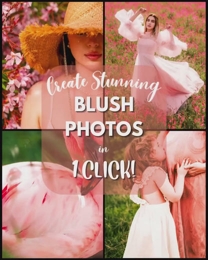 10 Blush LIGHTROOM Presets Mobile & Desktop