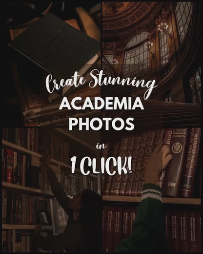 10 Academia LIGHTROOM Presets Mobile & Desktop