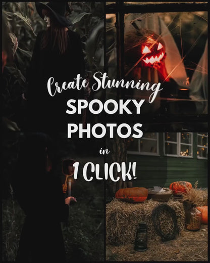 10 Halloween LIGHTROOM Presets Mobile & Desktop