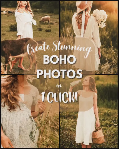 10 Bohemian LIGHTROOM Presets Mobile & Desktop