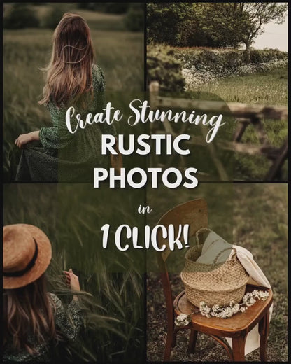 10 Rustic LIGHTROOM Presets Mobile & Desktop