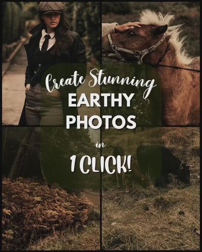 10 Earthy LIGHTROOM Presets Mobile & Desktop