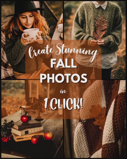10 Moody Fall LIGHTROOM Presets Mobile & Desktop
