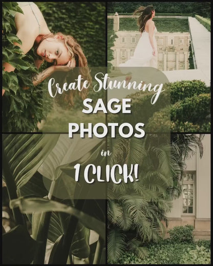 10 Sage LIGHTROOM Presets Mobile & Desktop
