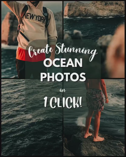 10 Ocean LIGHTROOM Presets Mobile & Desktop