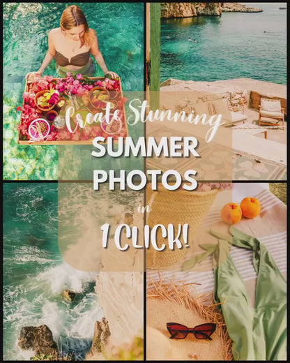 10 Summer LIGHTROOM Presets Mobile & Desktop