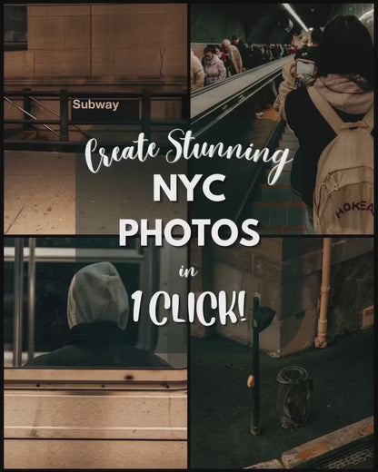 10 New York LIGHTROOM Presets Mobile & Desktop