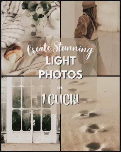 10 Light LIGHTROOM Presets Mobile & Desktop