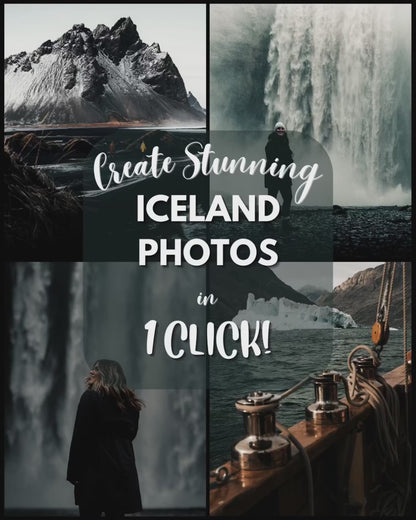 10 Iceland LIGHTROOM Presets Mobile & Desktop