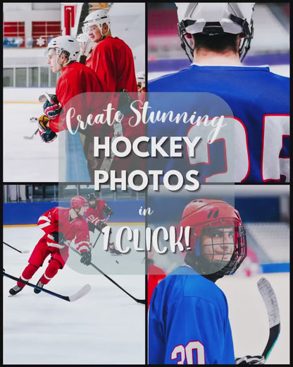 10 Hockey LIGHTROOM Presets Mobile & Desktop