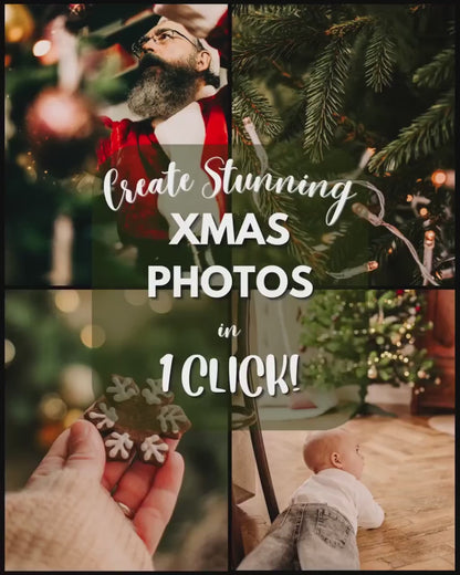10 Xmas LIGHTROOM Presets Mobile & Desktop