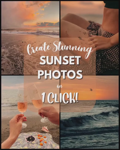 10 Sunset LIGHTROOM Presets Mobile & Desktop