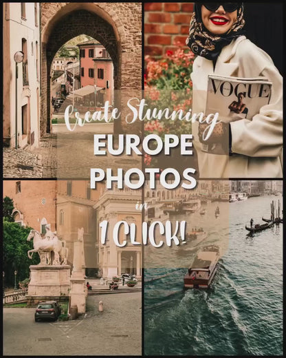 10 Europe LIGHTROOM Presets Mobile & Desktop