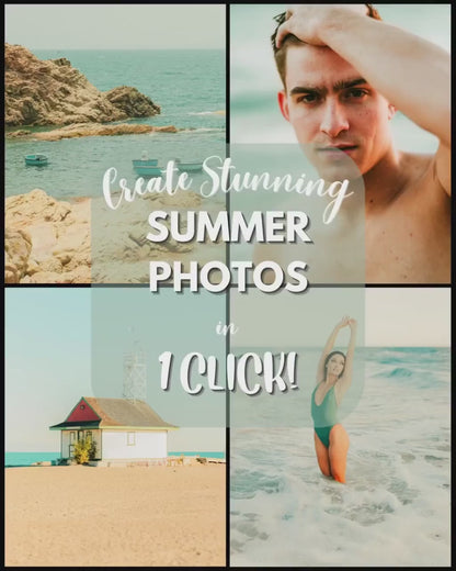 10 Seaside LIGHTROOM Presets Mobile & Desktop
