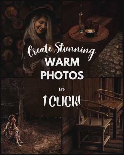 10 Warm Moody LIGHTROOM Presets Mobile & Desktop